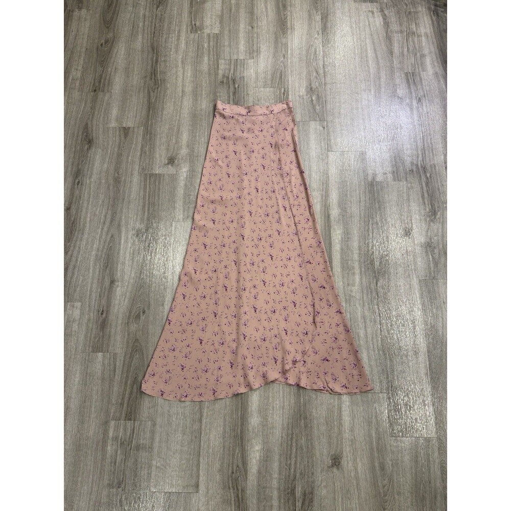 Flynn Skye Wrap It Up Skirt Sweet Treat Women Size Small Pink Floral Boho Hippie